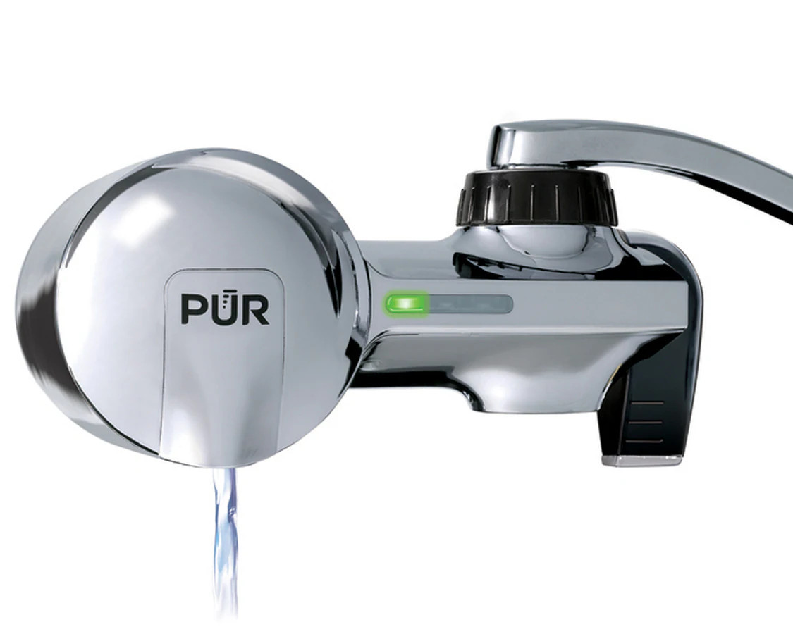 PUR Advanced Coconut shell carbon Chrome Faucet mount filter one_size | PFM400HAV1R1F | Lowe's
