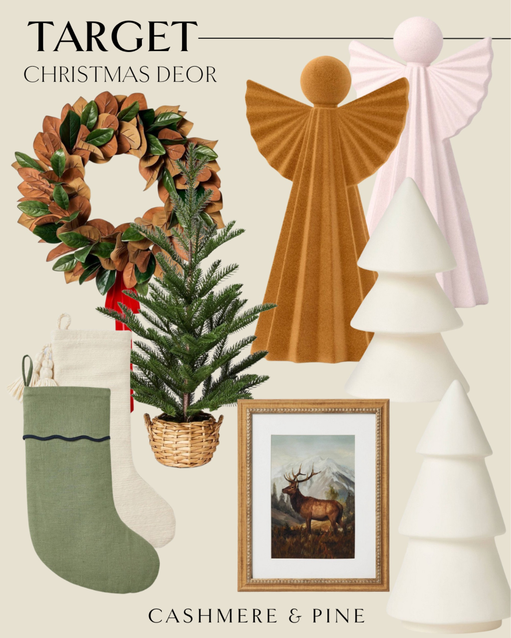 Target Christmas home decor. 

Stockings, magnolia wreathS, Christmas trees, tabletop trees, framed art, holiday decor 

#LTKSeasonal #LTKCyberWeek #LTKhome