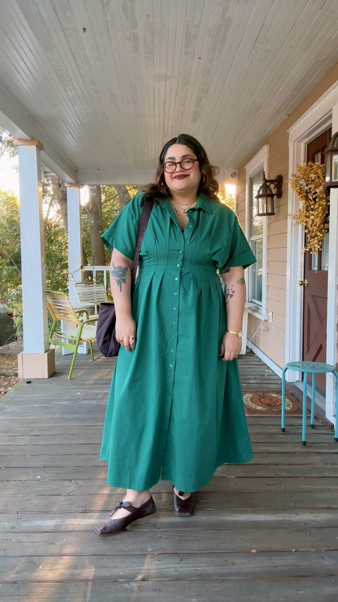 Green for spring 💚 the infamous Anthropologie dress (I rented from Nuuly)

#LTKWorkwear #LTKMidsize #LTKPlusSize