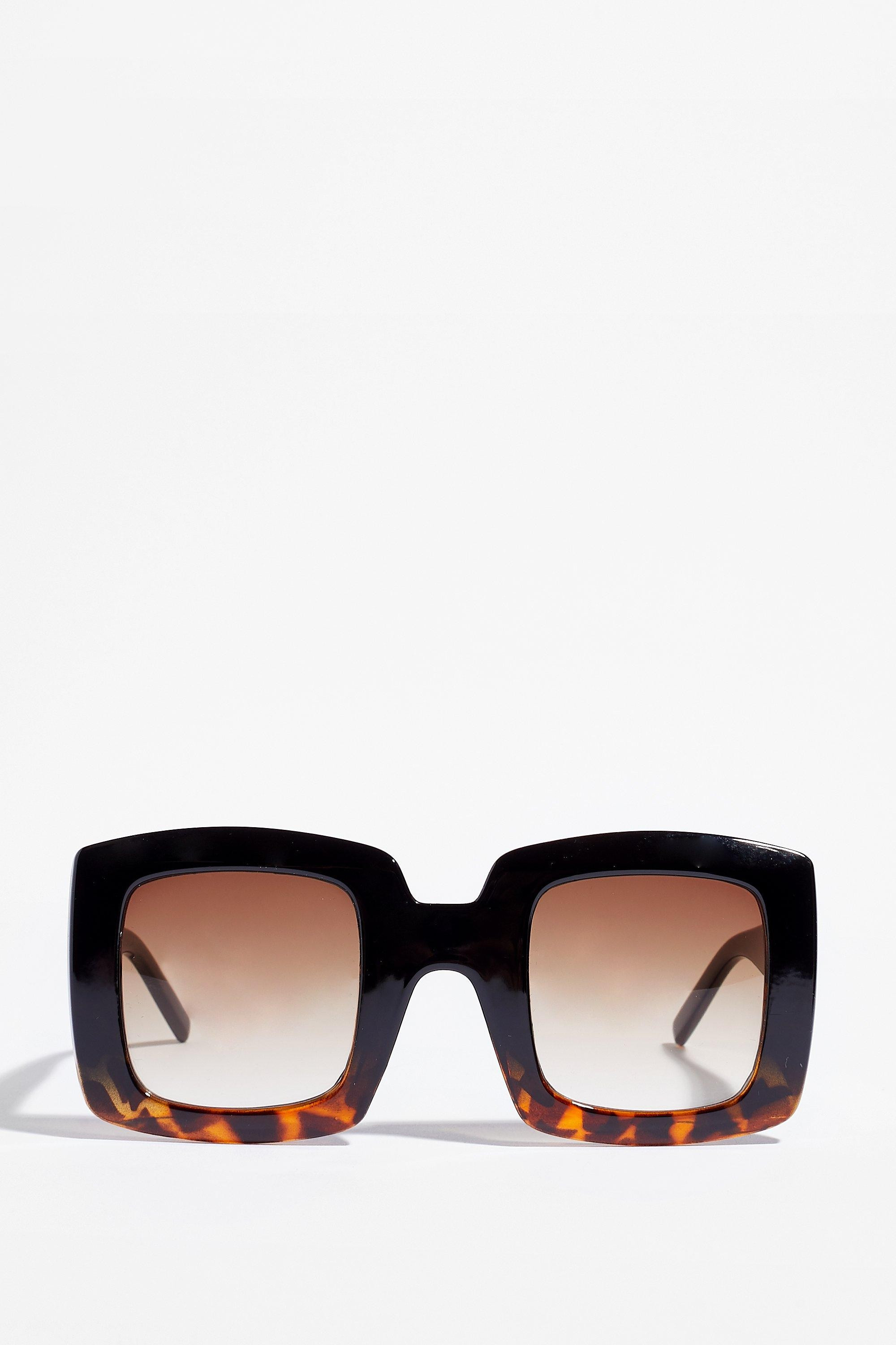 Tort Contrast Square Sunglasses | NastyGal (US & CA)