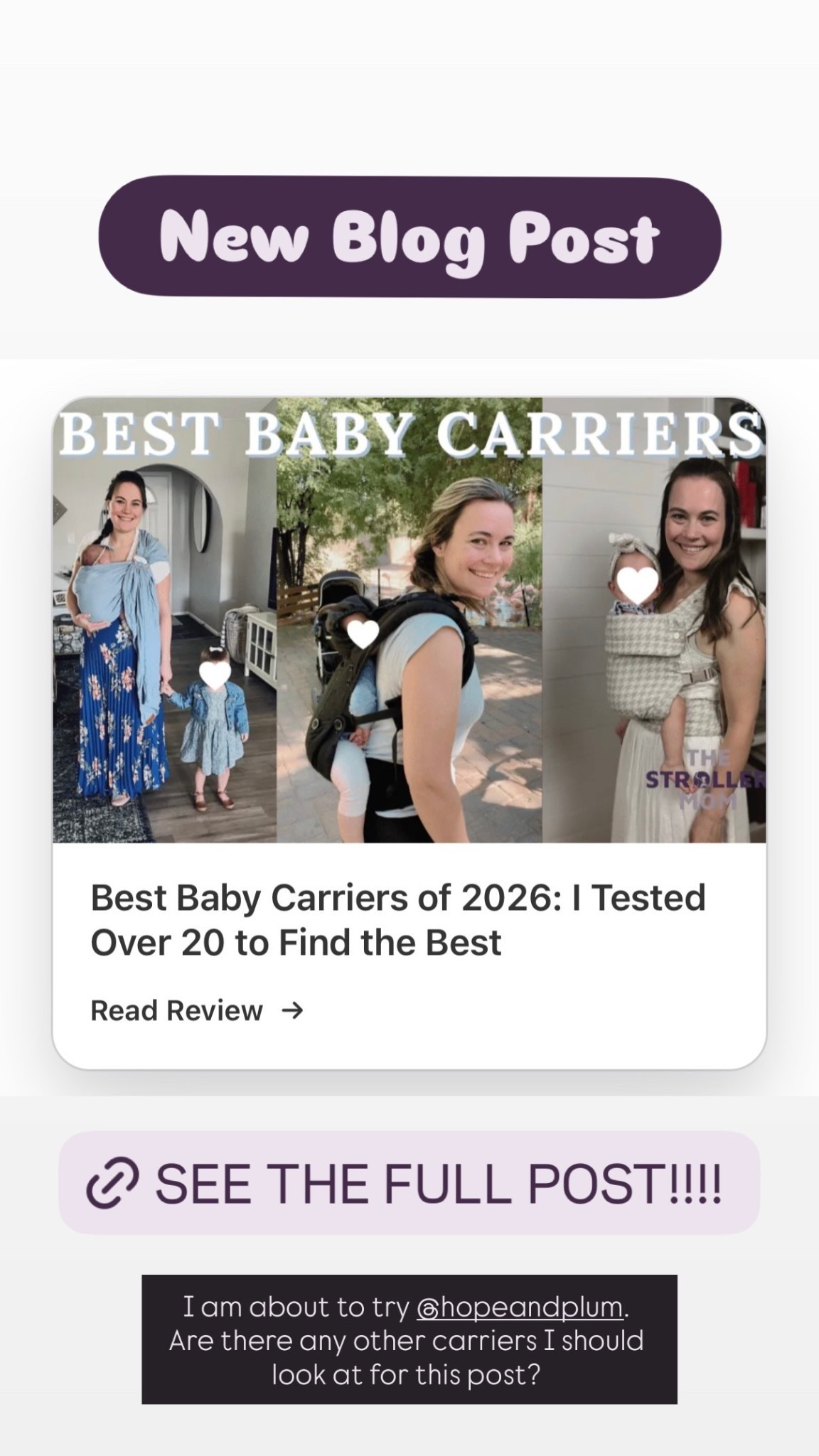 Head to my blog (The Stroller Mom) to see my full post on my favorite baby carriers! I have some of my favorites linked below!

#LTKBump #LTKBaby #LTKmomlife