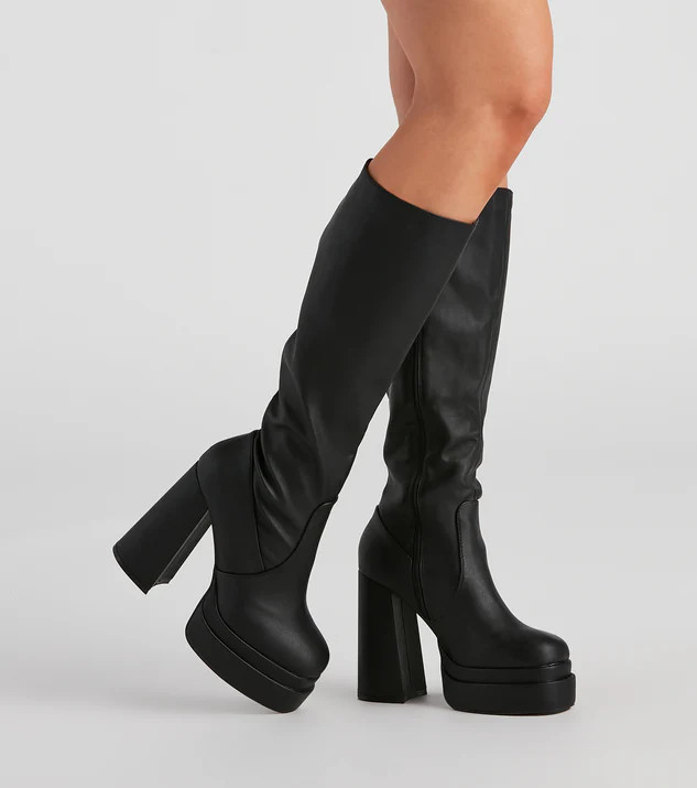 Rad And Retro Under The Knee Boots | Windsor Stores