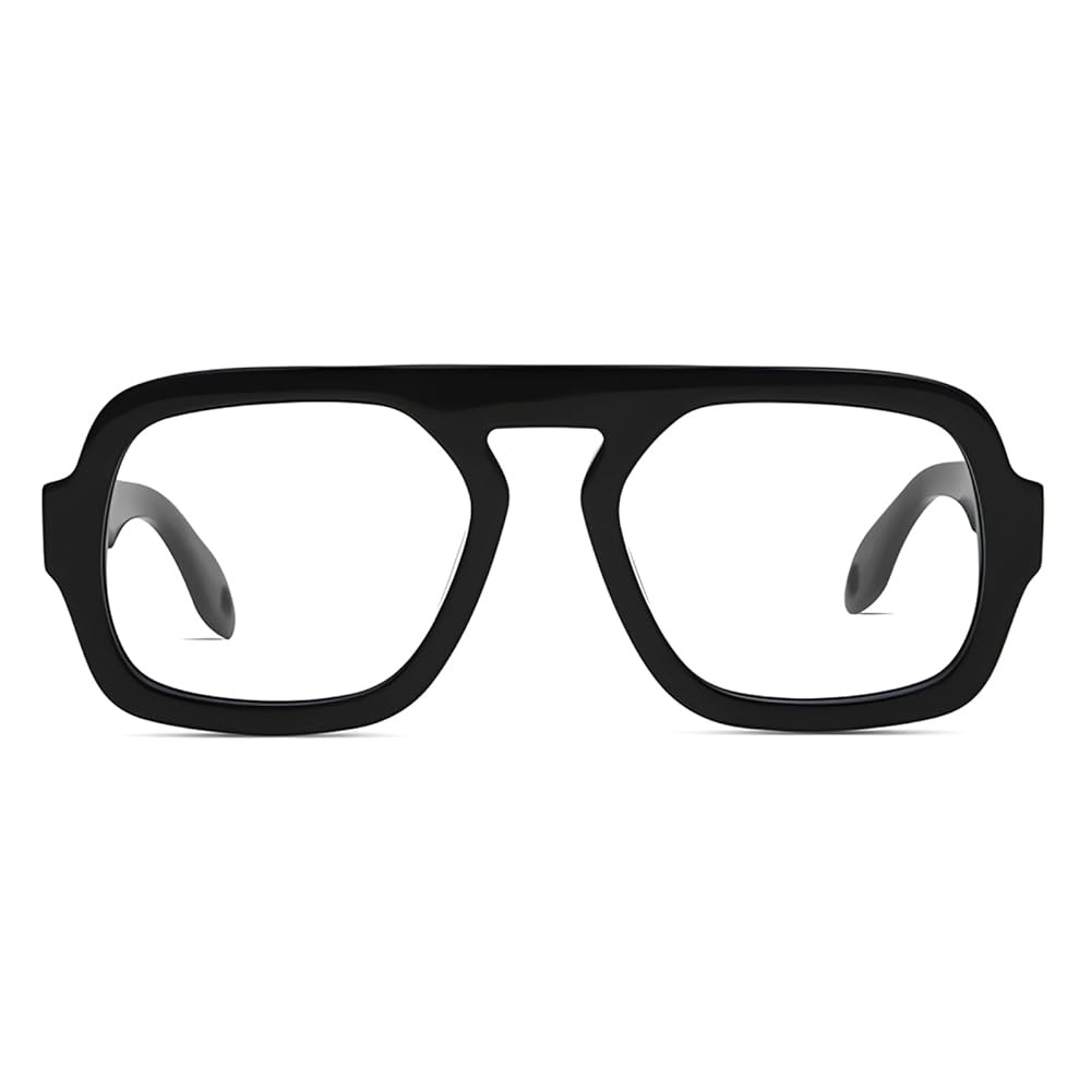 ADE WU Fashion Glasses for Women 70s Vintage Non Prescription Glasses Frames Retro Square Aviator... | Amazon (US)