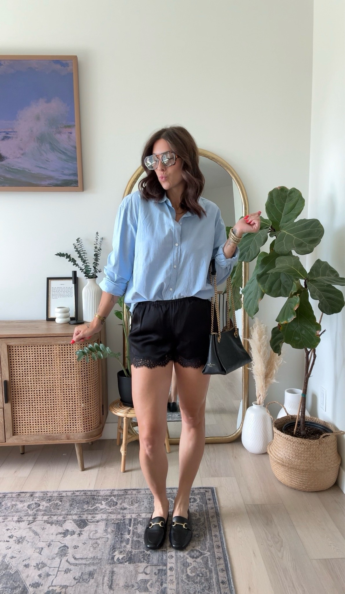 Aritzia lace shorts size medium 
Old H&M top 
Steve Madden loafers

#LTKcanada #LTKsummer