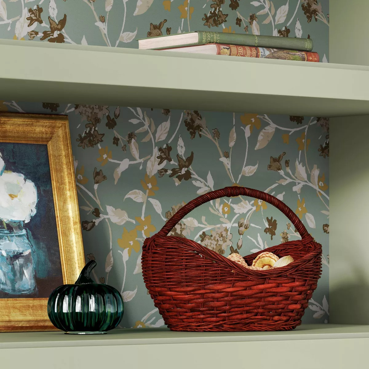 Woven Decorative Basket with Handle Red - Threshold™ | Target