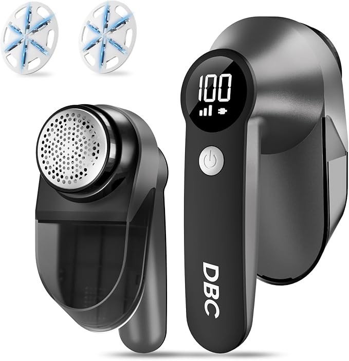 DBC Rechargeable Fabric Shaver,3-Speed Lint Remover for Clothes LED Display, 15000r/Min Powerful ... | Amazon (US)