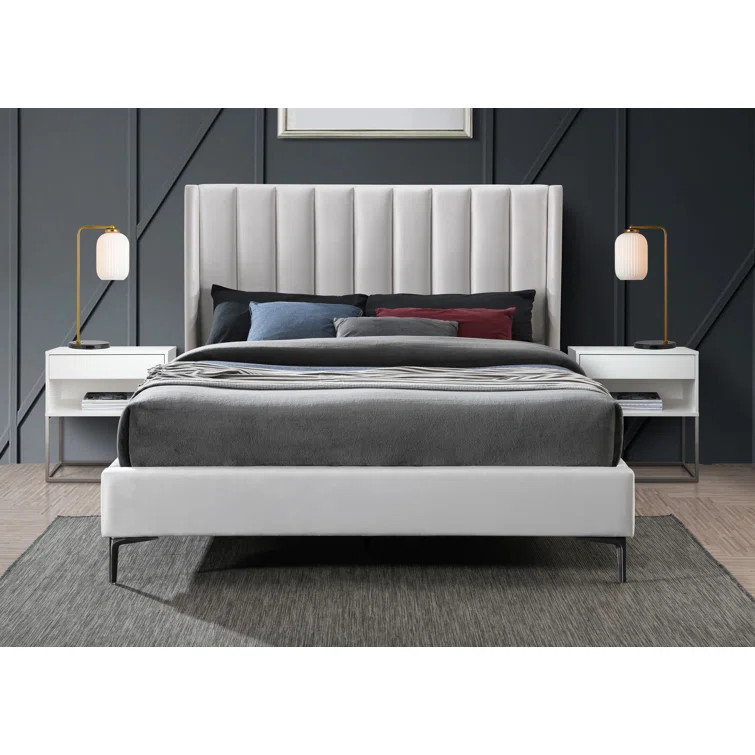 Hayzlie Velvet Bed | Wayfair North America