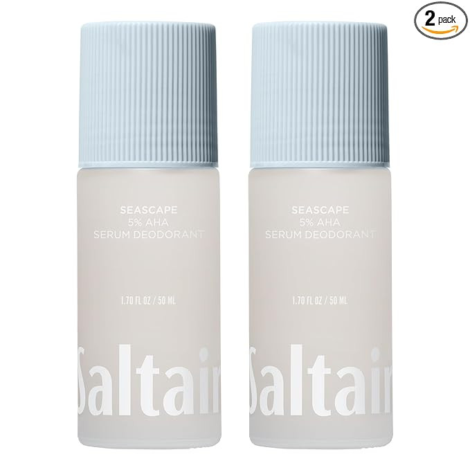 Saltair Serum Deodorant 2 Pack – 5% AHA – Aluminum-Free Odor Control for Women & Men – Mand... | Amazon (US)