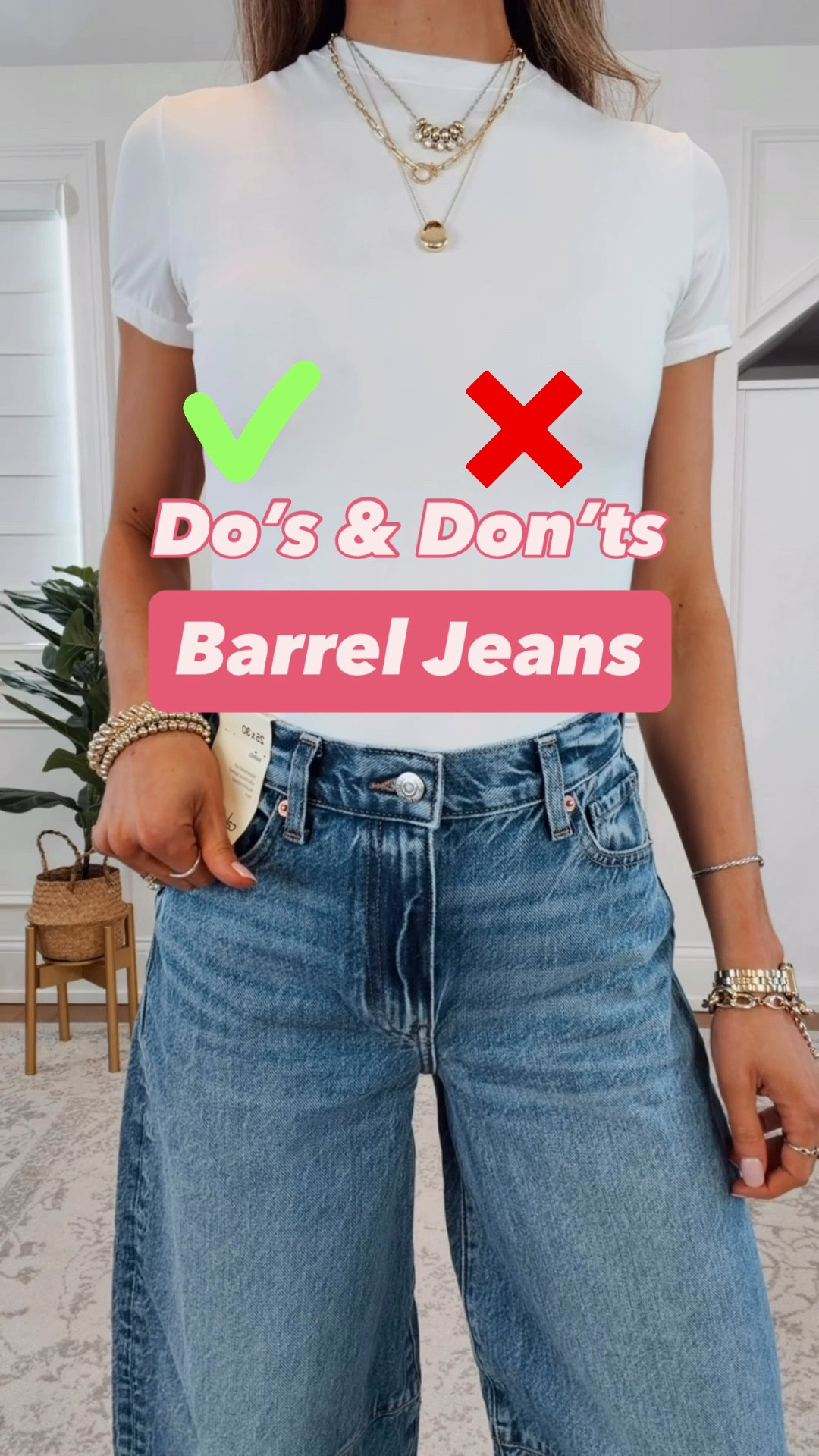 Do’s and Donts of Barrel Jeans | How to Style Barrel Jeans 

#LTKootd #LTKfitnessgoals #LTKgrwm