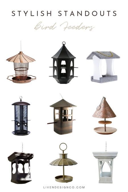 Bird feeder. Copper bird feeder. Garden gift. Patio decor. Black bird feeder. 

#LTKSeasonal #LTKHome #LTKStyleTip