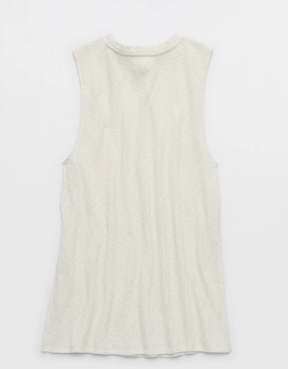 Aerie Textured Rib Tunic Tank Top | Aerie