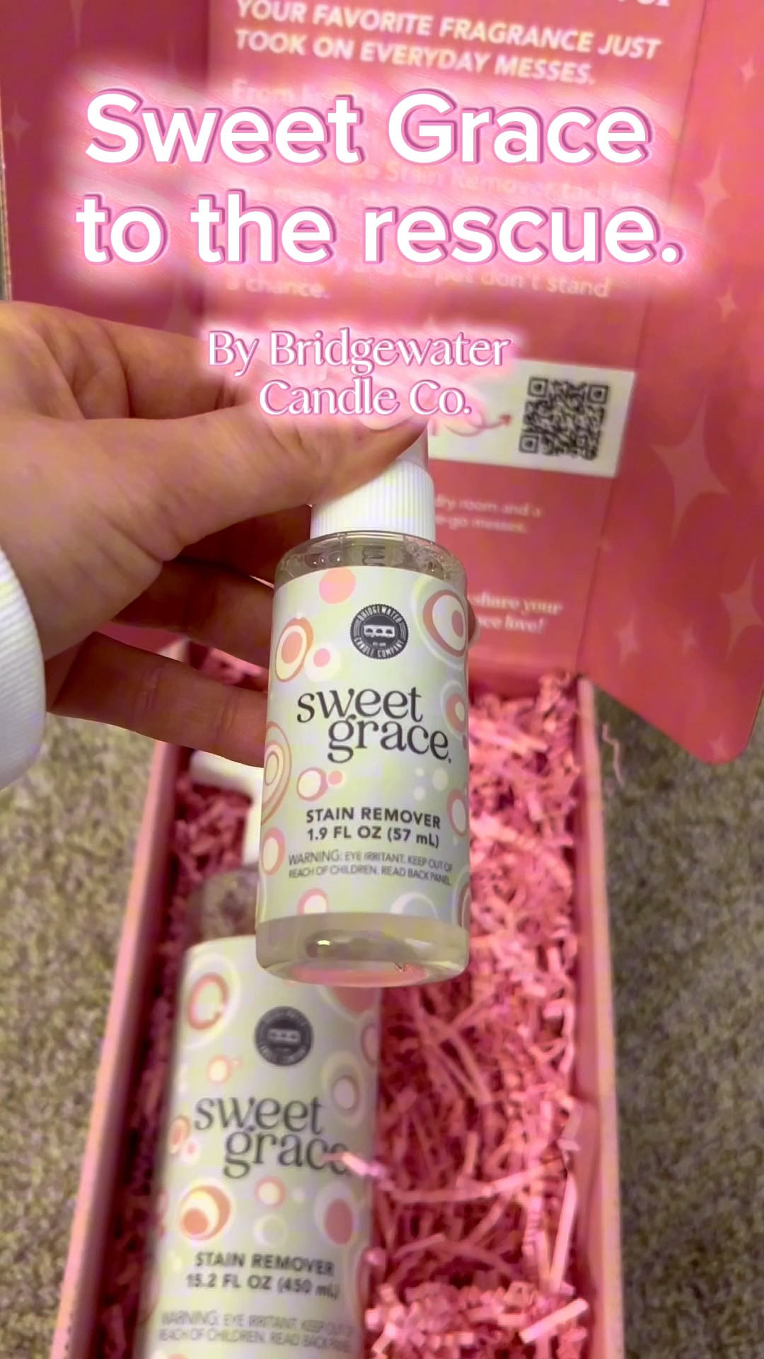 Messy moments, meet Sweet Grace! ✨
If you know this scent, you know why I’m obsessed. I finally found a stain remover that actually works on delicate fabrics like satin and smells like a dream. 🎀 The new @bridgewatercandles Sweet Grace Stain Remover is officially a laundry staple for me.
I’ve linked the full-size bottle for home and the travel-size spray that stays in my purse for "just in case" moments. 🛍️
#sweetgrace #stainremover #ad

#LTKvlog #LTKdayinmylife