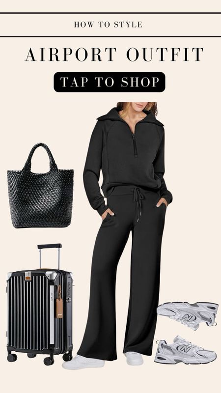 Easy neutral comfortable airport travel outfit 
Amazon fashion finds


#LTKfindsunder50 #LTKstyletip #LTKtravel