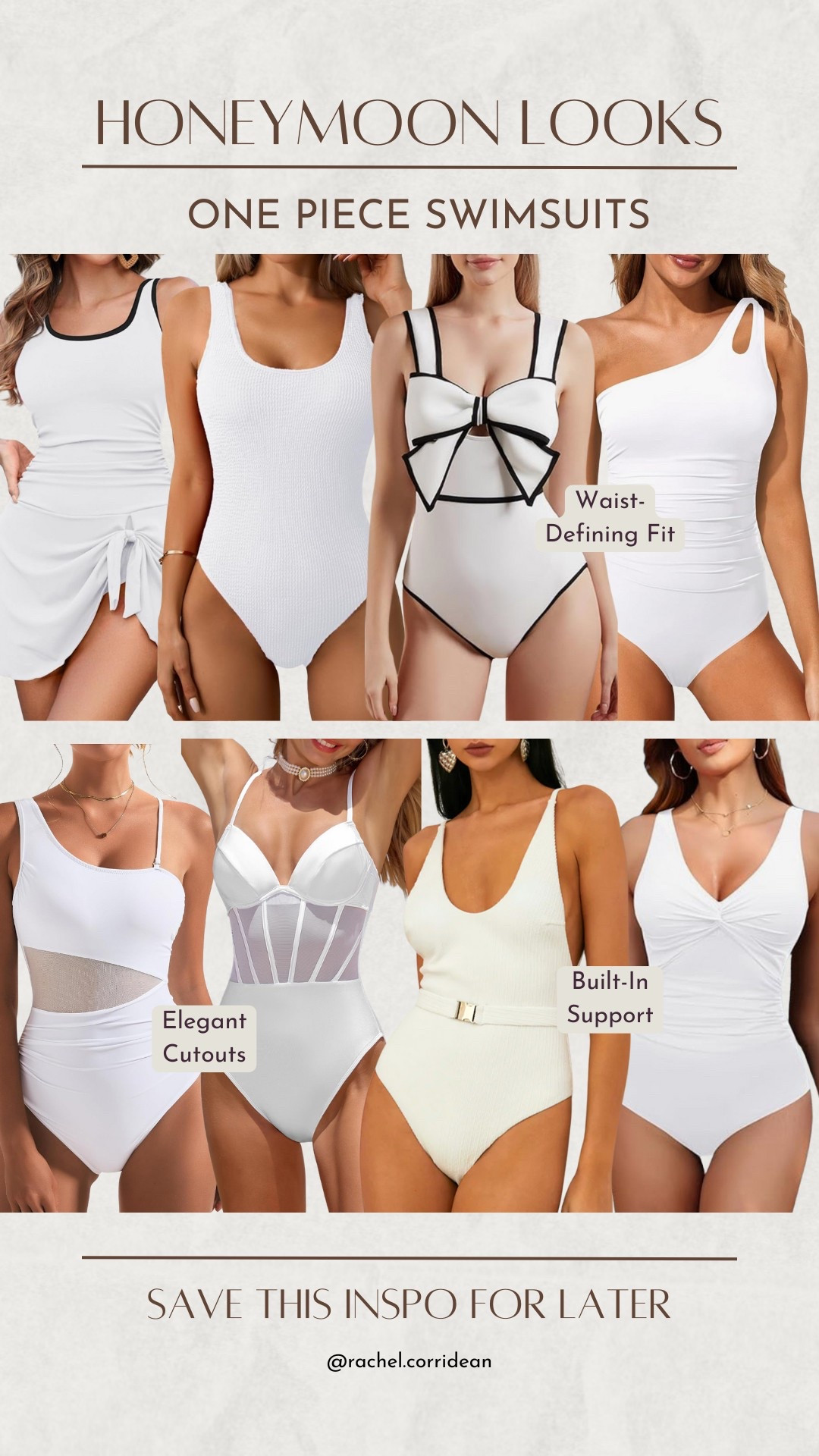 honeymoon swimsuits 2025, white one piece swimsuit, flattering bridal swimwear, belted one piece swimsuit, honeymoon beach outfit, sexy but modest swimsuits, romantic one piece swimsuits, mesh detail swimwear, cute one piece for honeymoon, resort swimwear under $100, cutout one piece swimsuits, supportive bridal swimwear, honeymoon packing list swimsuits, minimal white swimwear, elegant one piece for honeymoon, structured swimwear for brides

#LTKSwim #LTKSummerEdit #LTKWedding