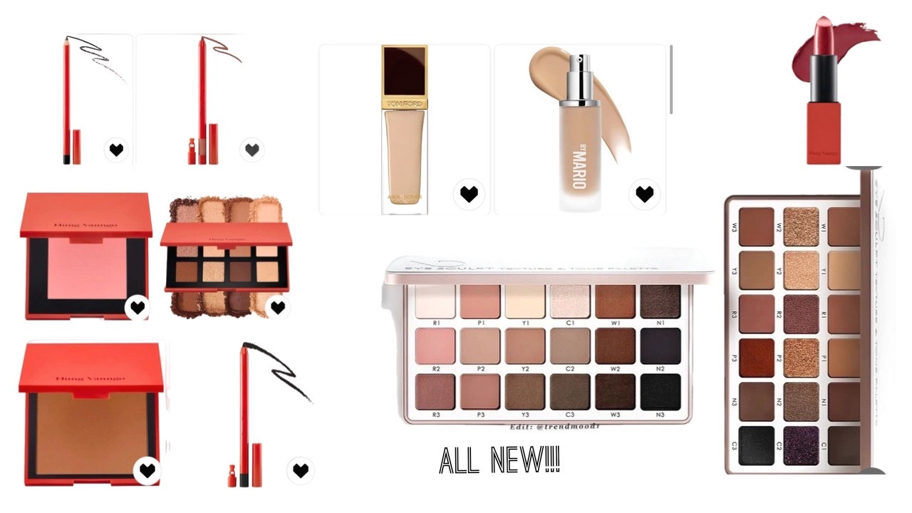 New! At Natasha Denona palettes in soft and dramatic on Sephora. New! Hung Vang Go Collection at Sephora! New Tom Ford Foundation at Nordstroms and Makeup by Mario in Sephora! So exciting!!!!

#LTKBeauty #LTKSeasonal #LTKOver40