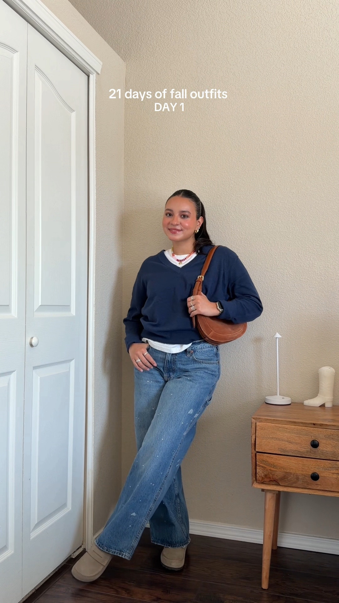 fall outfits are back🍂☕️ — wearing sweater + top in size small + jeans in size 26s curve love! (👜 is Rachel Zoe from TjMaxx)

#LTKSeasonal #LTKFallSale #LTKStyleTip