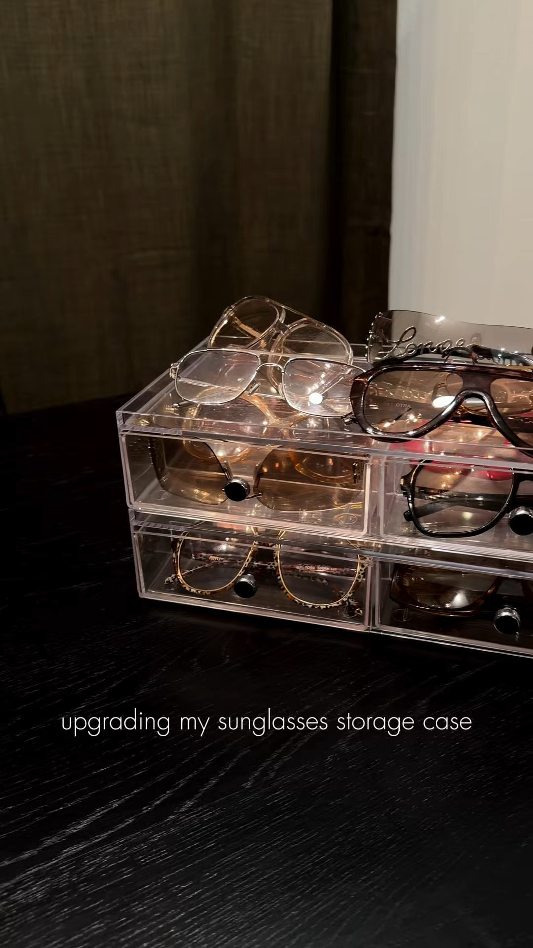 Upgrading my sunglasses organizer🥰

#LTKvlog #LTKHome #LTKdayinmylife