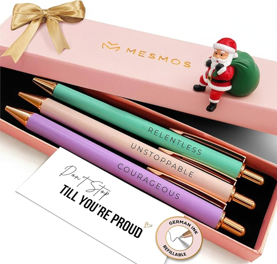 MESMOS Fancy Pen Set - Inspirational Gifts for Women, Office Motivational Writing Pens for Boss L... | Amazon (US)