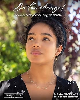 Benevolence LA Mama Necklace Dainty Necklace, 14k Gold Dipped Necklaces For Women, Gifts for Mom ... | Amazon (US)