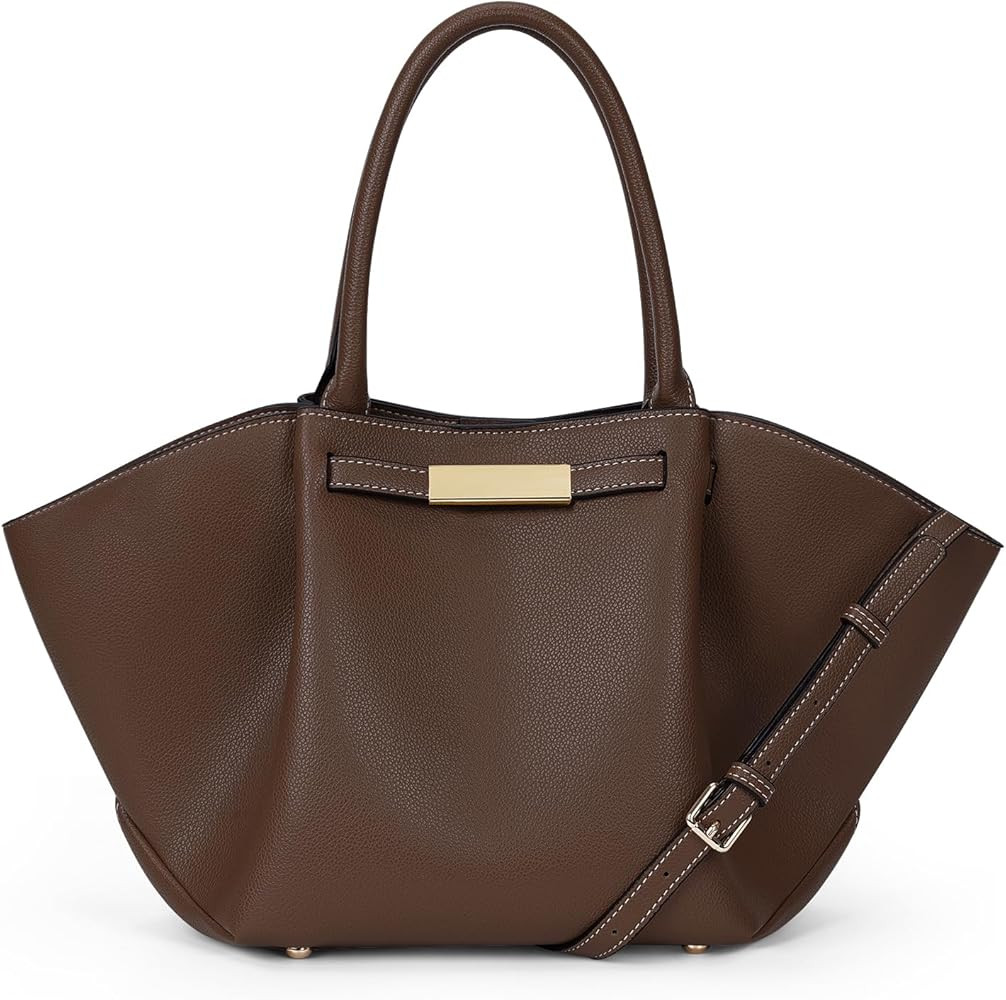 Tote Bag for Women Faux Leather Tote Bag Work Bags Top Handle Bag Trendy Y2K Handbag Ladies Hobo ... | Amazon (UK)