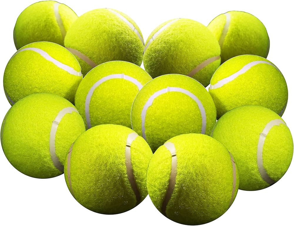 Iconikal 12-Pack Dog Fetch Pet Toy Bulk Tennis Balls for Small Dogs and Cats, Green, Standard Siz... | Amazon (US)