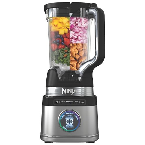 Ninja Full Size Blender I All-in-One | Best for Smoothies, Frozen Drinks, Shakes, Veggie Chopper & More | BlendSense Technology I 72 oz. Pitcher | 1800 Peak Watt | Silver | TB201 | Amazon (US)