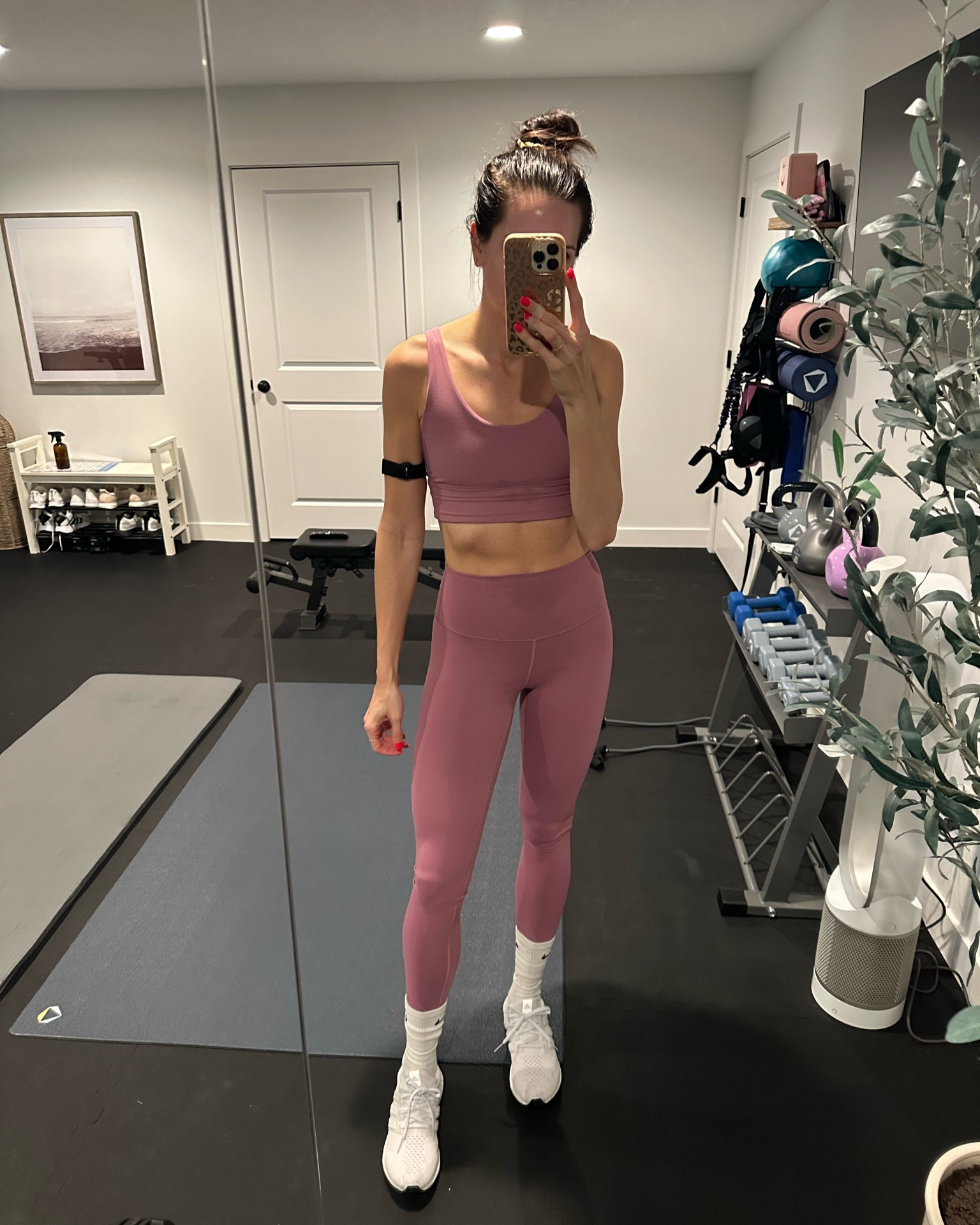 Sized up in sports bra & my favorite workout leggings (4) 
Sneakers TTS 

#LTKFind #LTKfit #LTKunder100