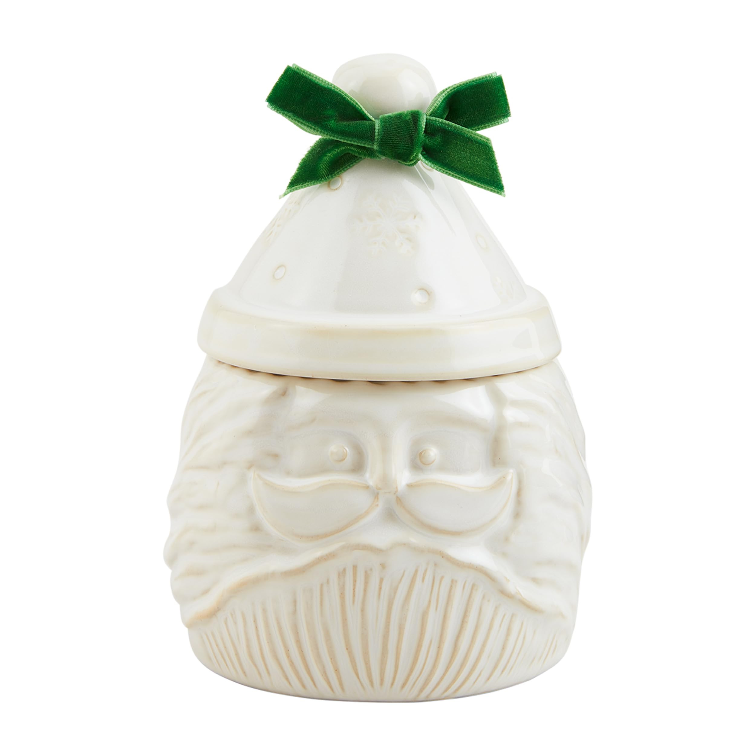 Mud Pie Small Christmas Canister, Santa, 6" x 4" dia | Amazon (US)
