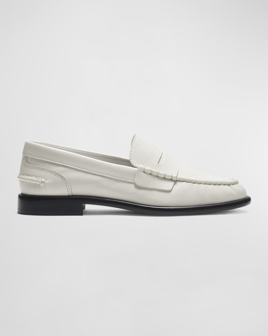 Rag & Bone Carter Calfskin Penny Loafers | Neiman Marcus