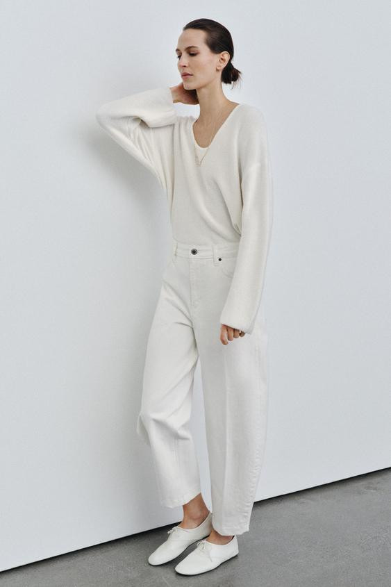 ROUND NECK KNIT JUMPER | Zara US