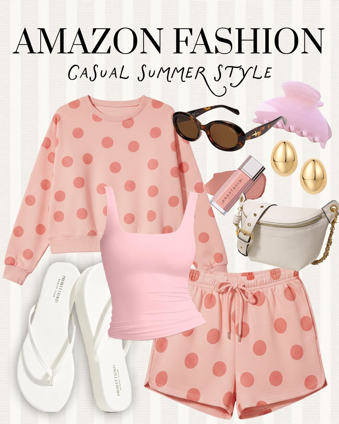 Casual summer style from Amazon! 

#amazonfinds

Amazon finds. Amazon fashion. Amazon new arrivals. Amazon summer style. Amazon summer matching set. Amazon polka dot lounge set.

#LTKootd #LTKgrwm #LTKSeasonal