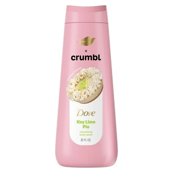 Dove Crumbl Limited Edition Body Wash Key Lime Pie for Hydrated & Soft Skin, 20 fl oz | Walmart (US)