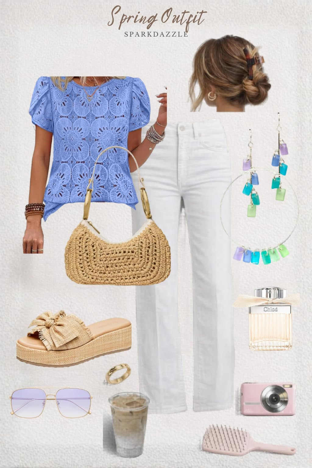 Soft Summer Outfit Ideas You’ll Want to Wear on Repeat ☁️🩵

This dreamy summer outfit combines feminine textures, relaxed neutrals, and effortless accessories for the perfect chic everyday look. From the lilac eyelet top and white wide-leg pants to the woven bag and platform sandals, this outfit is giving elevated casual with a touch of coastal charm. Perfect for brunch dates, vacations, summer shopping days, or casual dinners by the beach. Save this fashion inspo for your next outfit idea! #ad #affiliate

#SummerOutfitIdeas #CasualChicStyle #AmazonFashionFinds #EffortlessStyle #NeutralFashion #VacationOutfits #BeachyStyle #WovenBag #WideLegPants #SummerFashion #BohoStyle #EverydayOutfit #FashionInspo #CuteSummerLooks #CoastalStyle #WomenStyleInspo #ResortWearStyle #AmazonStyle #OOTDInspo #StyleInspiration 

 