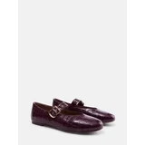 Free Assembly Women's Croco Mary Jane Flats | Walmart (US)