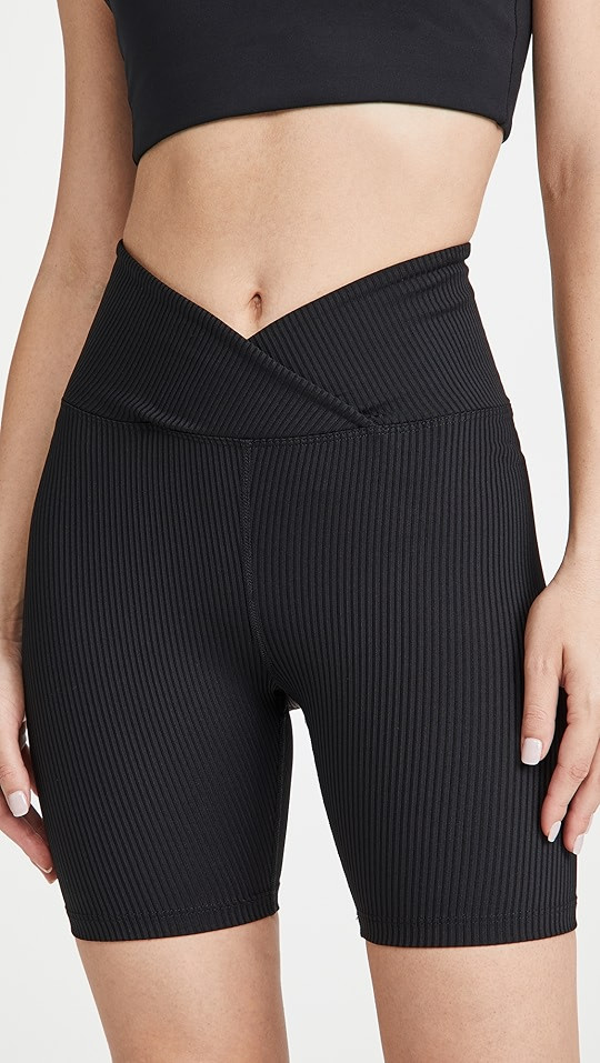 V Waist Biker Shorts | Shopbop