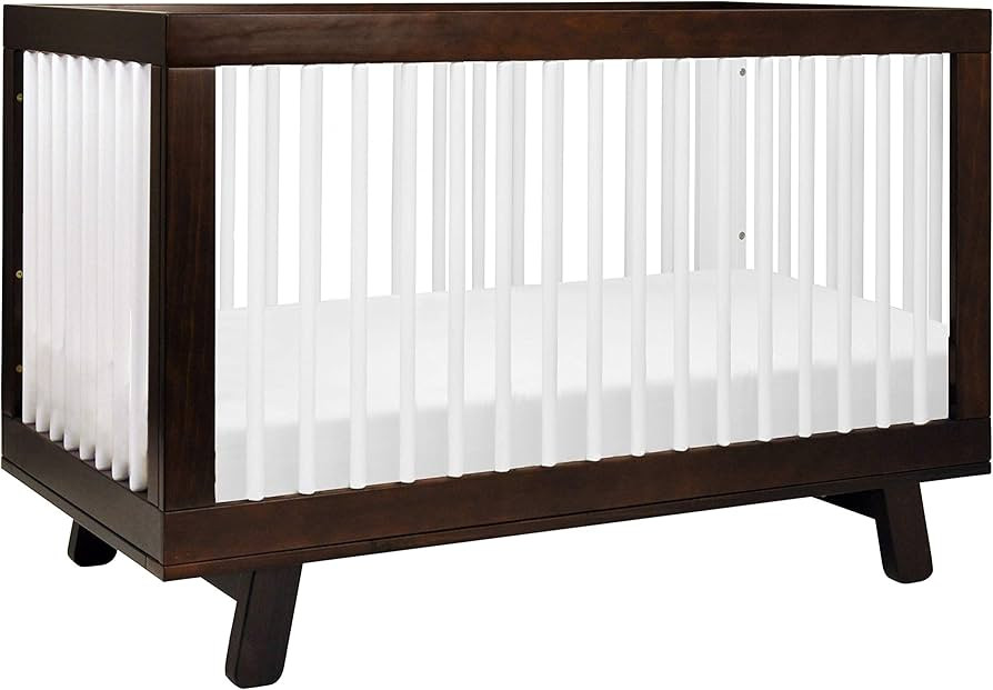 Babyletto Hudson 3-in-1 Convertible Crib with Toddler Bed Conversion Kit in Espresso and White, G... | Amazon (US)