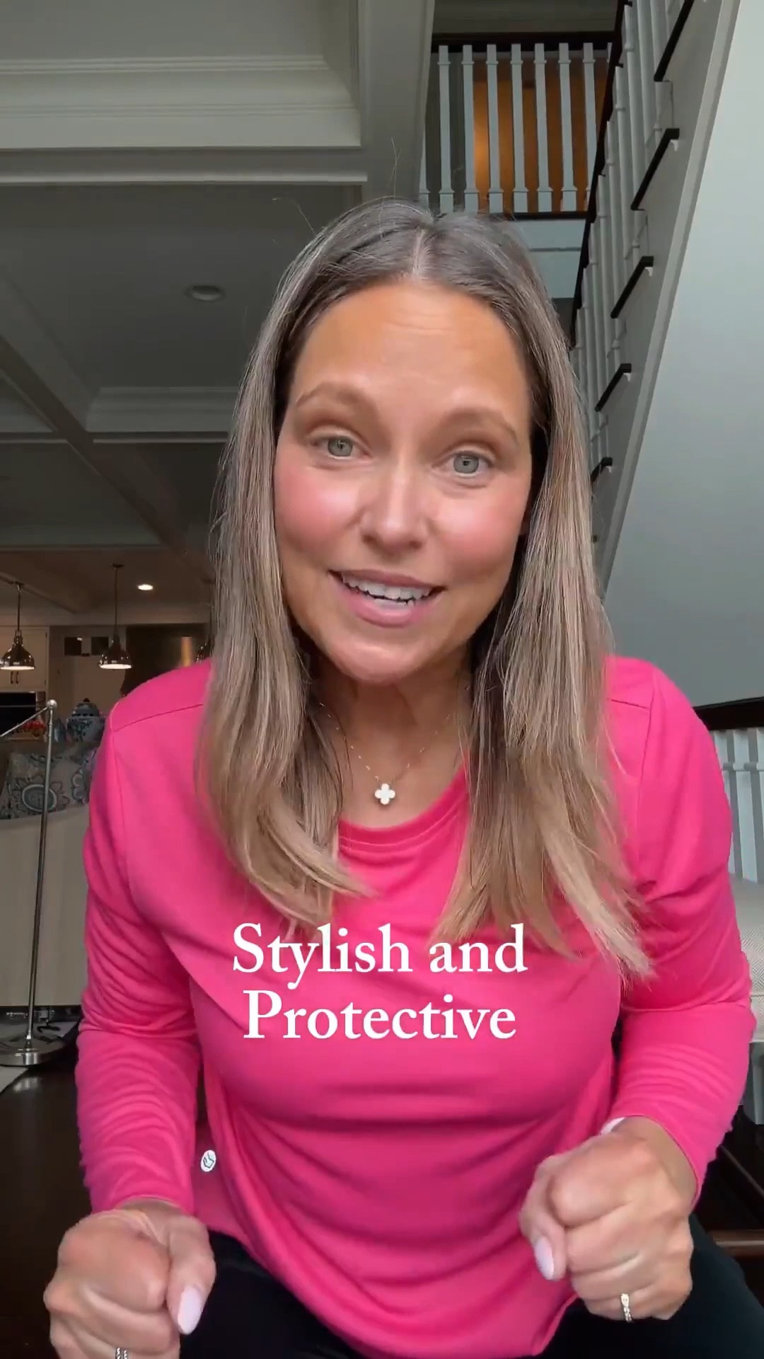 This sun-protective shirt keeps you covered while still looking stylish. The longer length adds extra coverage, and the thumb holes make it perfect for staying comfortable on the go. It’s a great piece to throw on for sunny days when you still want to look put together.

#LTKOver40 #LTKMidsize #LTKSeasonal