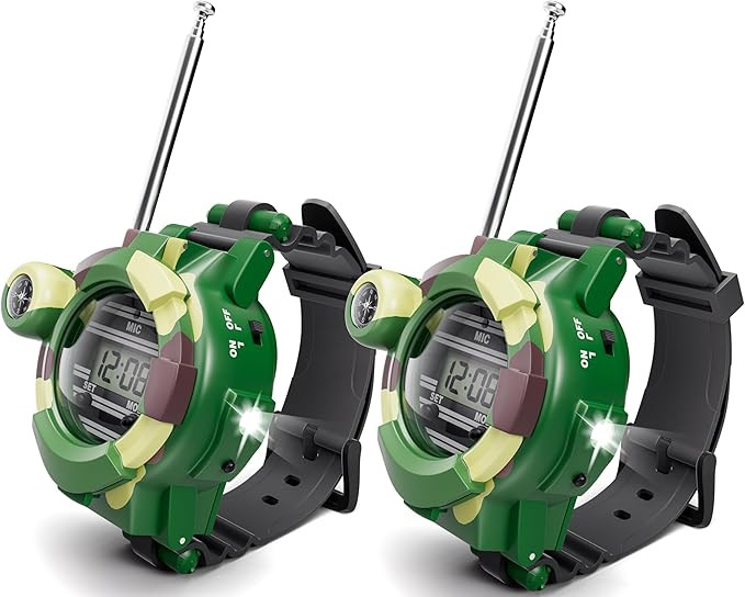 Walkie Talkies Watch, Spy Watch Army Toys for Kids Age 8-12, 7 in 1 Digital Watch Walkie Talkies ... | Amazon (US)