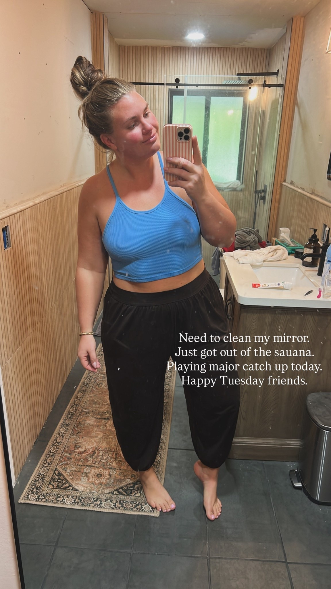 Favorite basic tank. I wear one almost daily! Runs tts. Pants run tts

#LTKMidsize #LTKActive #LTKStyleTip