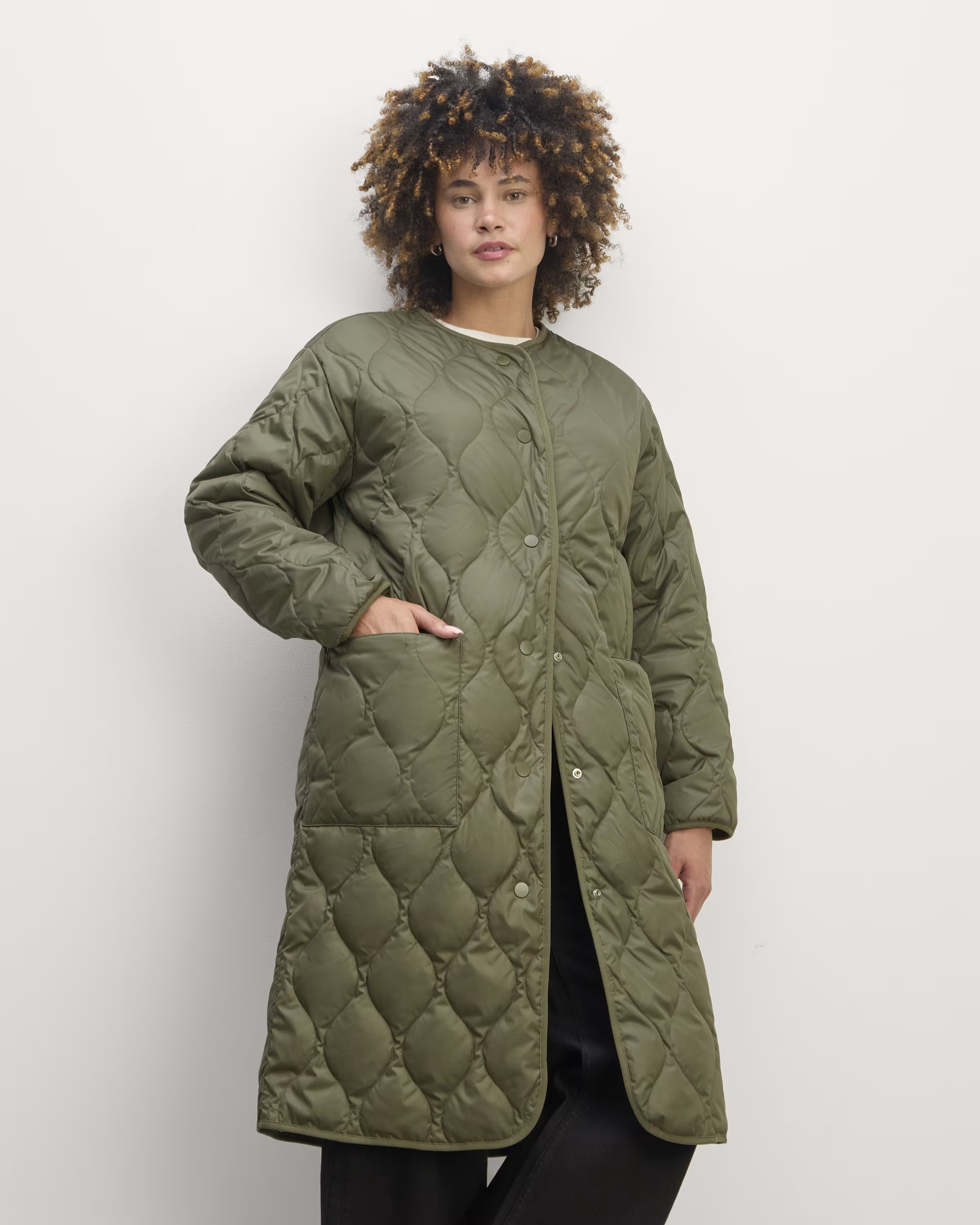 The Long Quilted Liner | Everlane