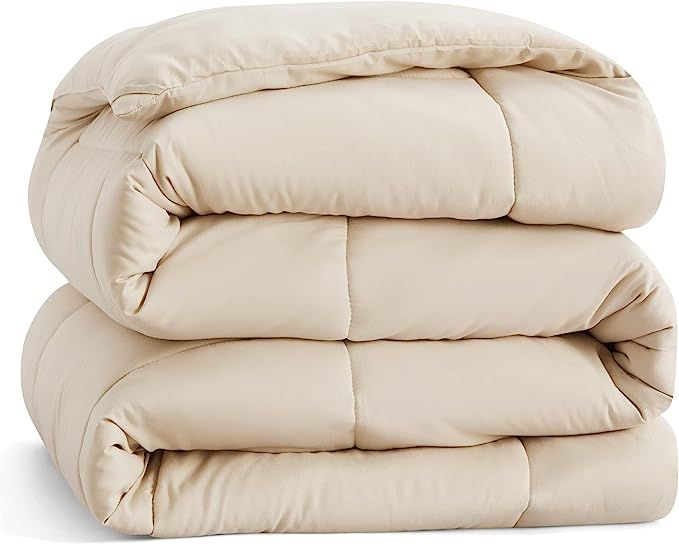 Bedsure Duvet Insert California King Comforter Beige - All Season Quilted Down Alternative Comfor... | Amazon (US)
