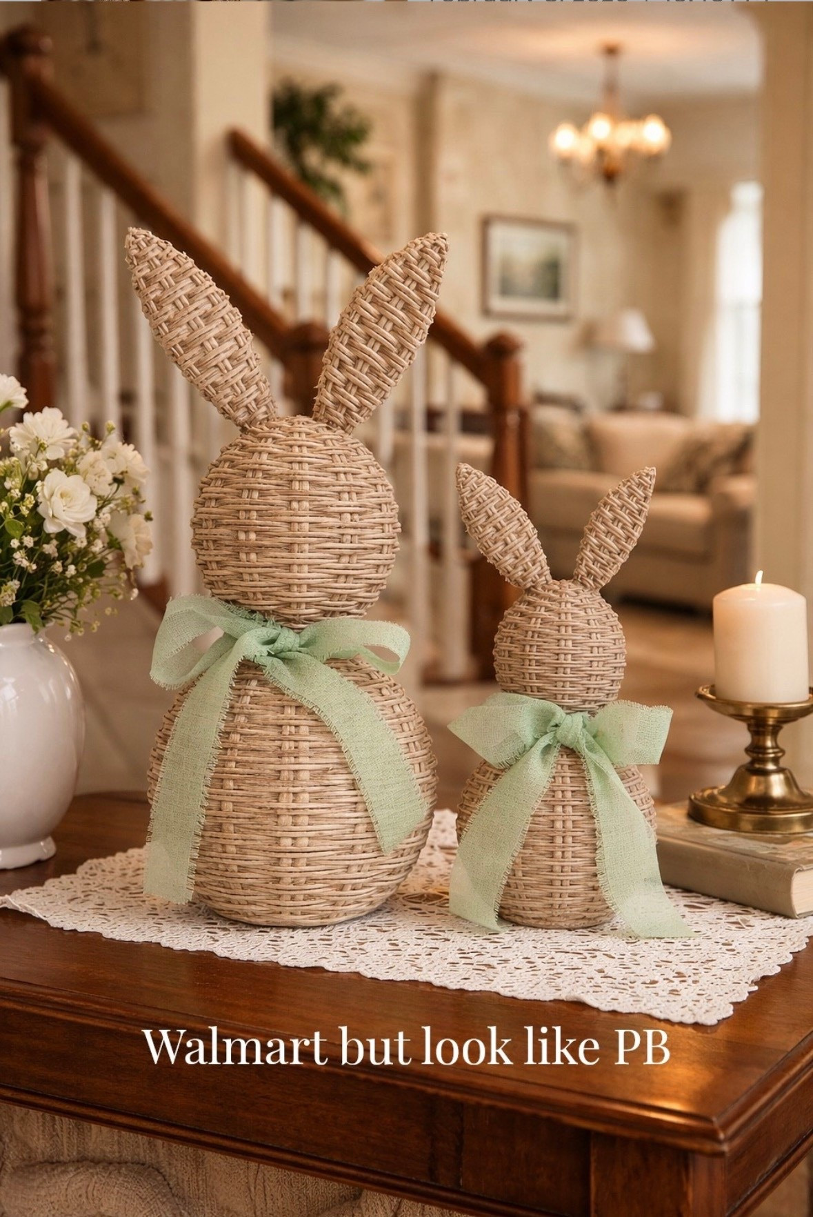 The cutest Easter decor from Walmart! Easter bunny decor, wicker bunny’s, wicker rabbit, traditional Easter 

#LTKSeasonal #LTKHome #LTKOver40