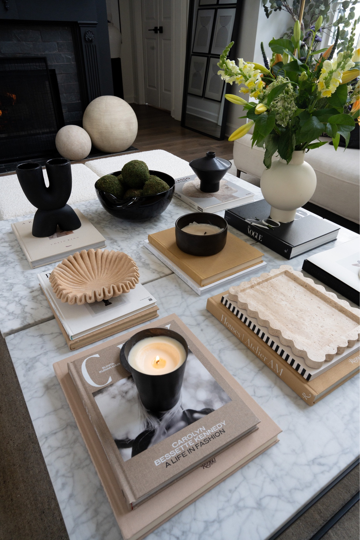 Modern classic living room decorated for Spring!

#LTKhome #LTKSeasonal #LTKstyletip