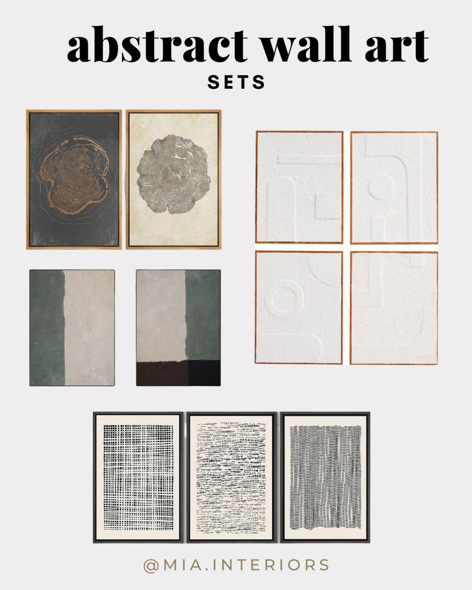 Abstract wall art pairs and sets. So you don’t have to worry about what matches what!

#wallart #framedart #abstractart #artprints #artsets #paintings #modernsrt #walldecor #homedecor

#LTKsalealert #LTKstyletip #LTKhome