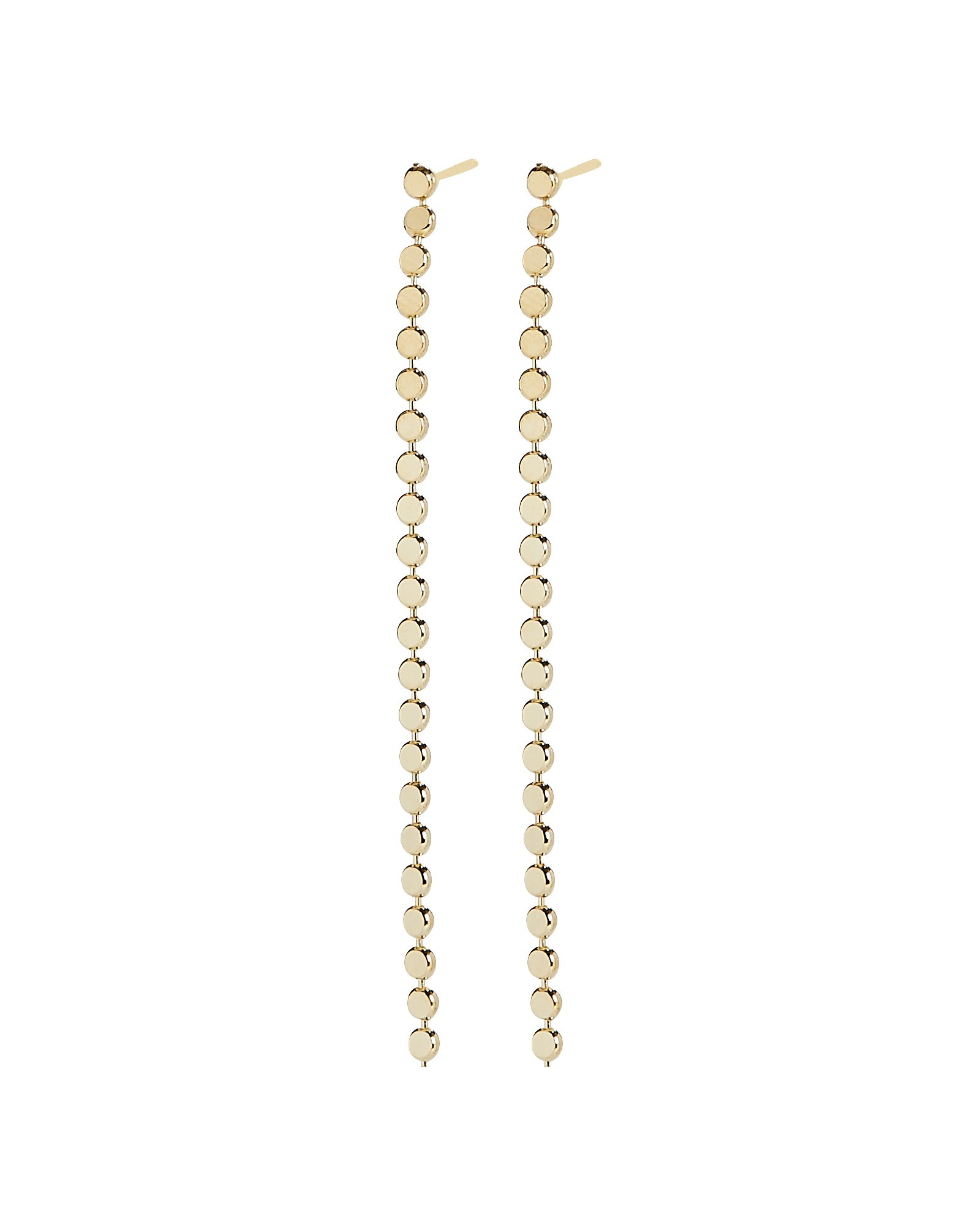 14k Gold-Plated Linear Earrings | INTERMIX