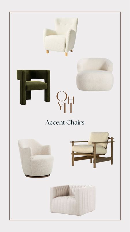We love these beautiful accent chairs! 

#LTKhome #LTKfamily #LTKFind