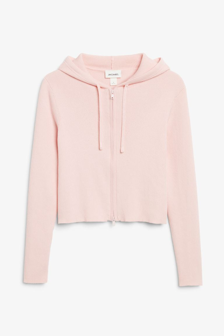 Hooded knit cardigan | H&M (UK, MY, IN, SG, PH, TW, HK)