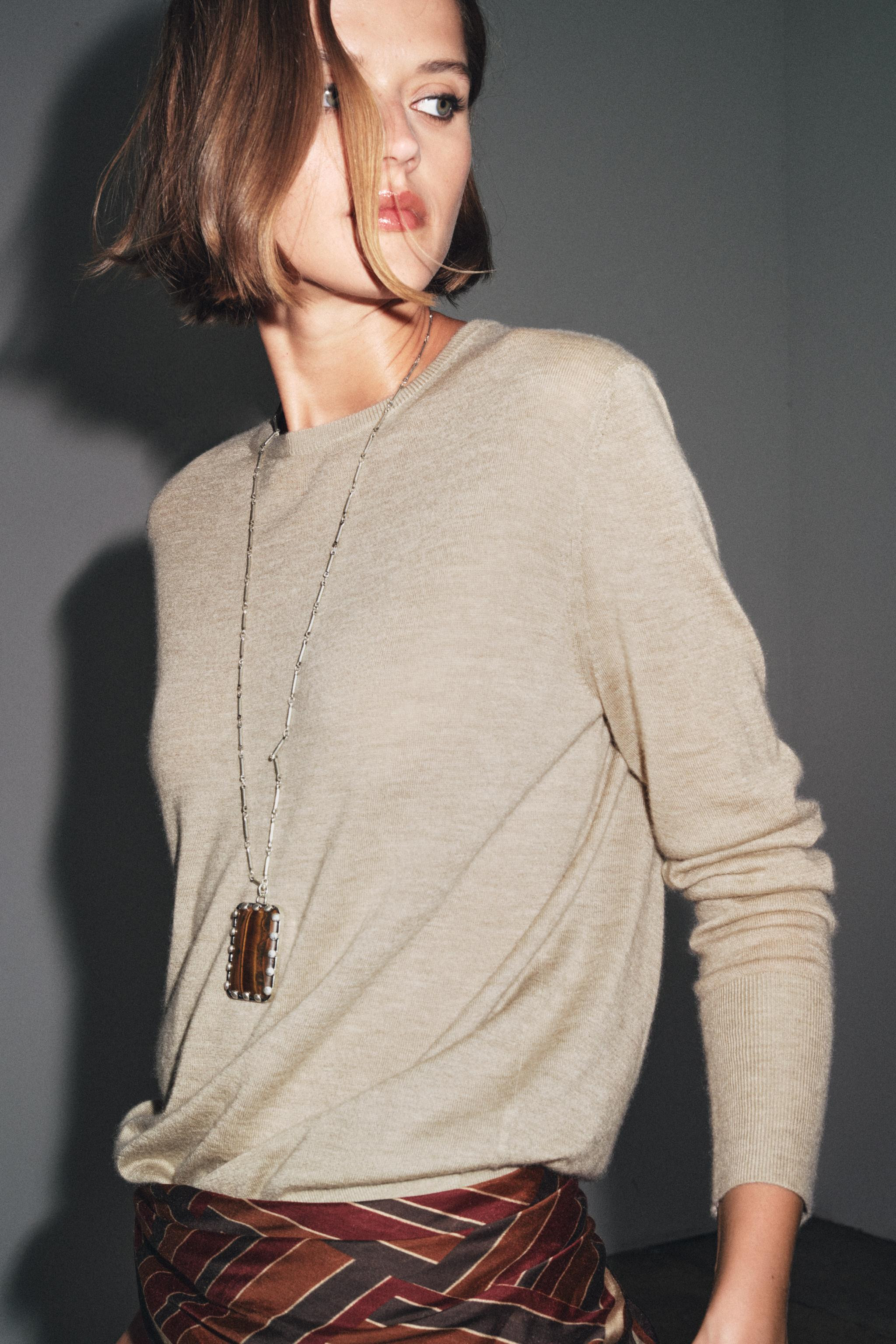 100% EXTRAFINE CASHMERE SWEATER | Zara UK