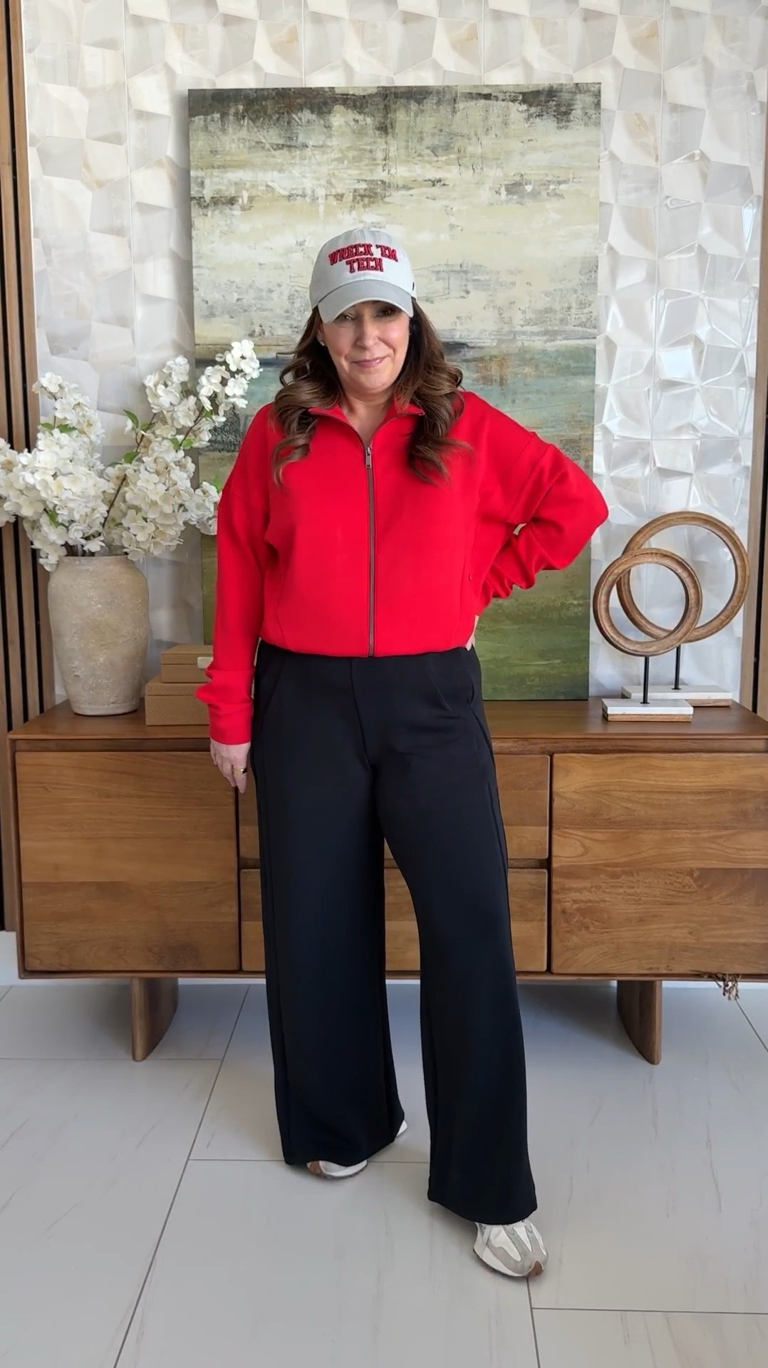 Casual Everyday mom outfit with AirEssentials® Track pants and jacket! This has a super soft fabric and zipper pockets great for flights. 

Size down if in-between in pants, wearing large petite, large in jacket 

New Customers use code RYANNEXSPANX for 15% off and free shipping

#SpanxPartner #Spanx @Spanx 

#LTKSpringSale #LTKMidsize #LTKmomlife