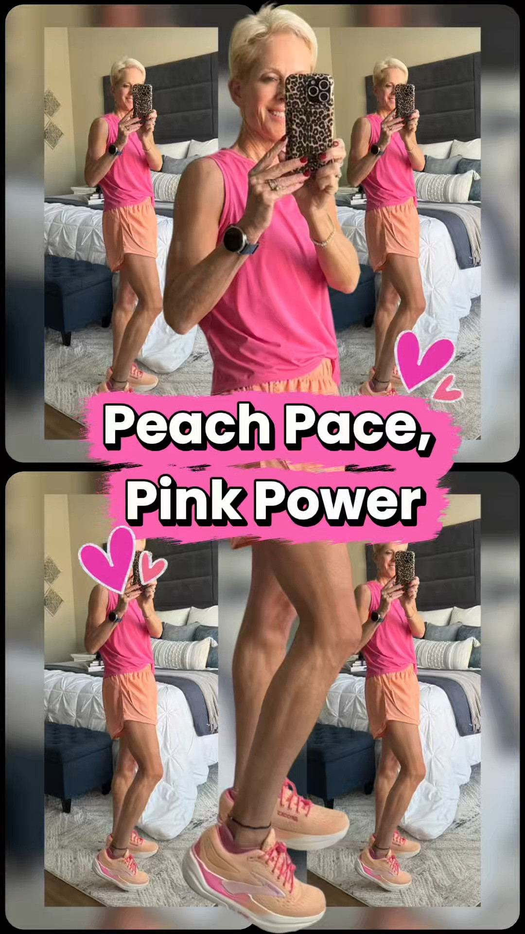 My peach and pink running OOTD for a 12-mile morning run. 

Featuring Nike running shorts and my new Ghost Max 3s…comfy, coordinated, and feeling strong before breakfast. 

#OOTD
#ActiveStyle
#AthleisureWear
#FitFashion
#SportyChic
@Nike US 
@brooks_fits 

#LTKootd #LTKfitnessgoals #LTKActive